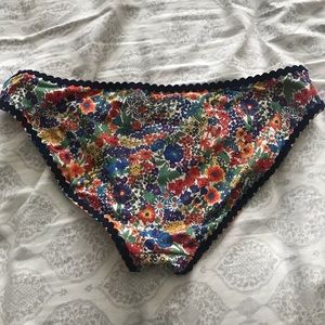JCrew bikini bottoms- with Liberty Fabric